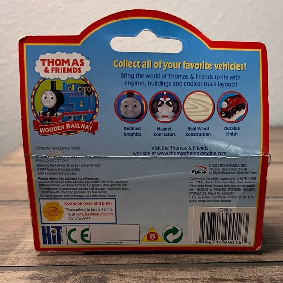 THOMAS & FRIENDS Wooden Railway *Daisy*  2004 *COLLECTOR CARD* NIB LC99016 - Picture 5 of 5